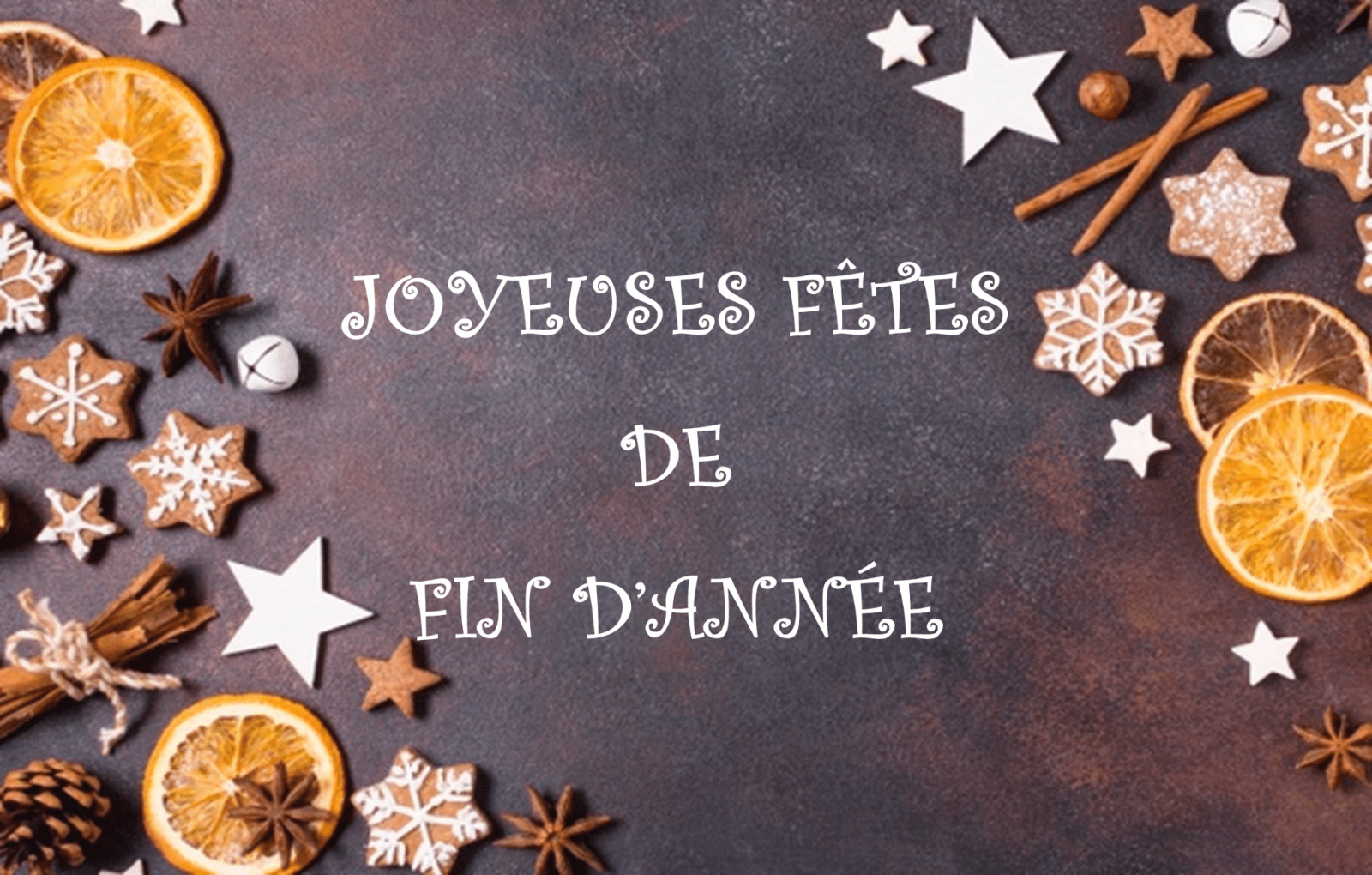 Joyeuses fêtes de fin d'année